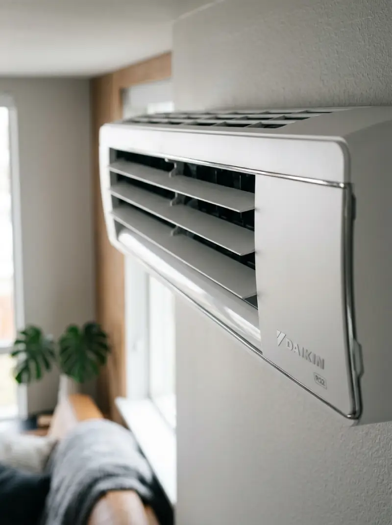 Ductless mini-split system installed in a Fraser Valley home