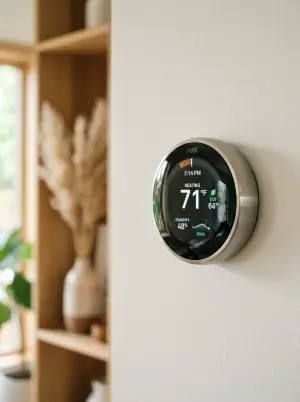 HVAC professional installing an HRV ventilation system
