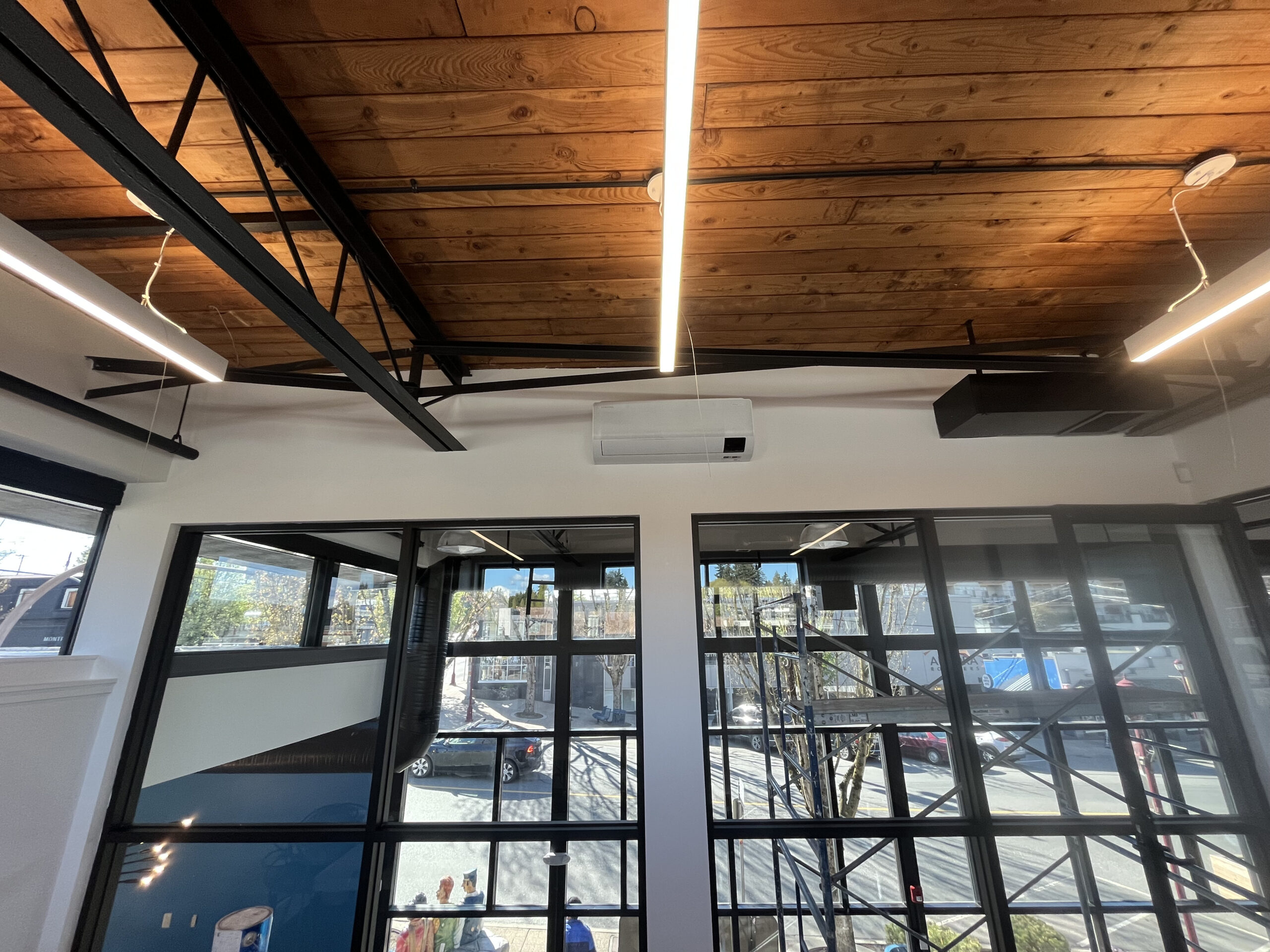 Commercial mini-split installation by Full Service Heating and Cooling, expert HVAC knowledge from the Fraser Valley