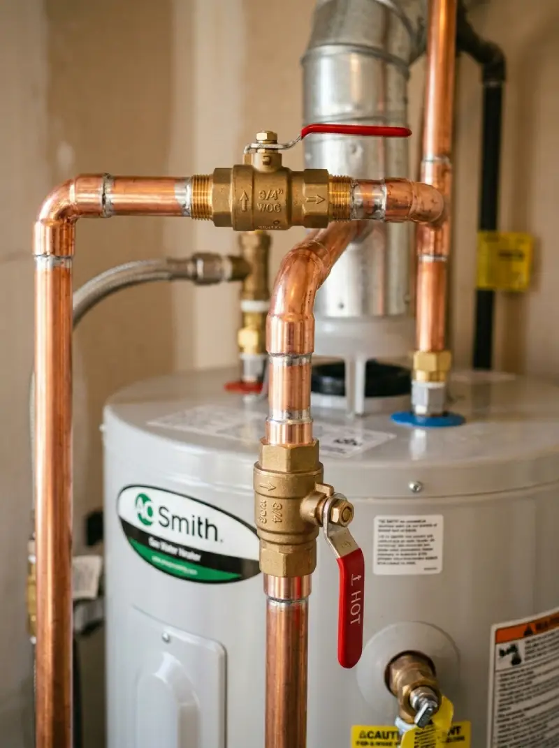 Water heater installation by a licensed Fraser Valley technician